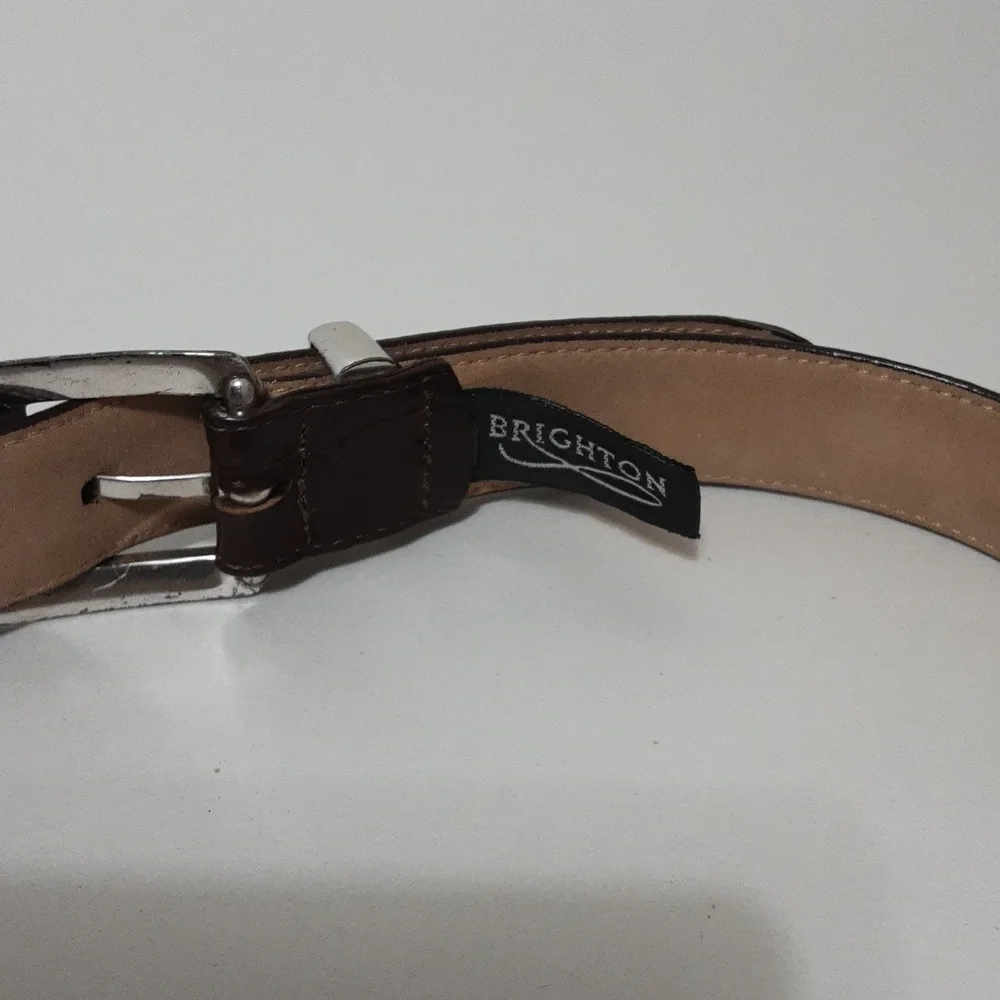 Brighton Women's‎ Leather Textures Detail Belt